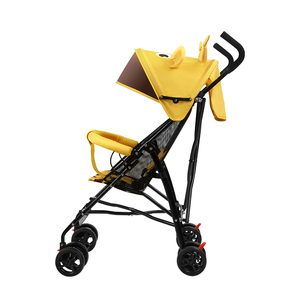 Poussette légère pliable avec auvent, poussette parapluie à personnage, poussette légère de voyage pour bébé <span class=keywords><strong>Bambi</strong></span> - Product Image 4
