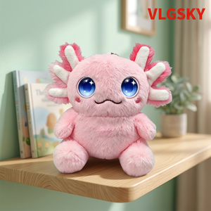 ตุ๊กตาอ็อกโซโลตัล VLGSKY ของเล่นเด็ก ตุ๊กตา AI สีชมพู นุ่มนิ่ม ตุ๊กตาสัตว์ตาโตสีฟ้า ของเล่นหุ่นยนต์ AI ขนาด 31 ซม. สำหรับเด็ก - Product Image 1