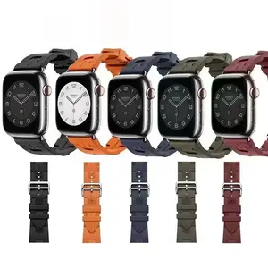 New arrival silicone watch band replacement wristband 38/40/41/42/49mm watch Coolyep strap for apple watch series 9 8 7 ultra 2