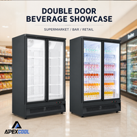 Réfrigérateurs commerciaux pour supermarchés avec portes vitrées, congélateurs, vitrines réfrigérées pour bières et boissons fraîches, présentoirs réfrigérés pour boissons