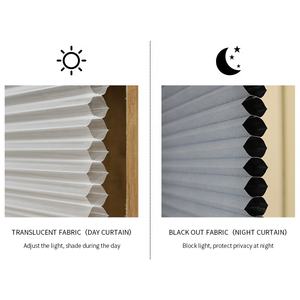 واي فاي التلقائي المزودة بمحركات كهربائية ذكية نافذة لاسلكية من الأعلى لأسفل أسفل ظلال أوببليندز الخلوية خلية مزدوجة - Product Image 3