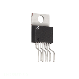 Circuits intégrés électroniques TO 220 7 broches, fabricant de circuits intégrés de gestion de l'alimentation (PMIC) LM2598T-5.0 IC REG BUCK 5V 1A - Product Image 1