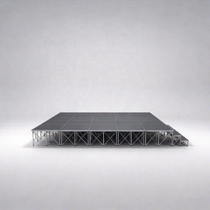 Mobile <b>Stage</b> Aluminum <b>Stage</b> <b>Platform</b> Portable <b>Stage</b> Podium With Folding Legs - Product Image 1