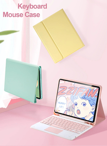 เคสหนังบางกันกระแทกสำหรับ Apple <span class=keywords><strong>iPad</strong></span> Pro 13 2024 และ <span class=keywords><strong>iPad</strong></span> Air 13 พร้อมคีย์บอร์ดบลูทูธแบบถอดได้และแทร็คแพด - Product Image 6
