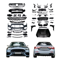Kit carrosserie avant/arrière et pare-chocs adaptable/à poser en plus pour Mercedes Classe C W205 (2014-2020)