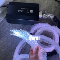 Cable de Fibra Óptica de PMMA de un Solo Núcleo, Rollo de Fibra Óptica con Brillo en el Extremo para Techo de Auto y Cielo Artificial