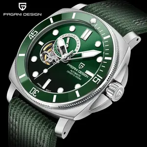 <strong>Pagani</strong> <strong>Design</strong> PD-1736 Men <strong>Watches</strong> Nylon Strap Automatic Mechanical <strong>Watches</strong> Business Waterproof Luxury Wristwatch for Men - Product Image 3