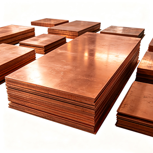 Plaque de cuivre pur T2 de qualité industrielle, 99,99 % de conductivité élevée, feuille de cuivre rouge, découpe sur mesure pour composants de l'industrie électrique - Product Image 1