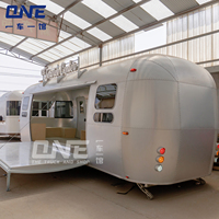 Camper Van Hot Dog Ice Cream Aluminium Oxide Truck Catering Restaurant Equipment Mobile Food Truck Food Trailers Fully Equipped