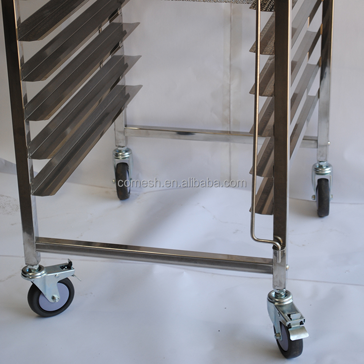 OEM Kitchen15 -32 Layers Baking Rack Trolley Bakery Tray Trolley With Wheel