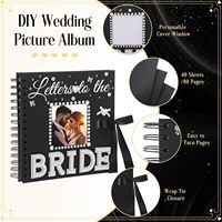 Carnet d'album DIY en papier kraft blanc de 8 pouces de haute qualité pour cadeaux promotionnels, mariages, bébés et voyages