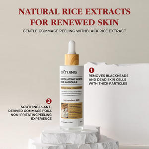 Sérum pour le visage exfoliant contre l'acné, soin de la peau coréen, sérum de riz blanc, OEM Cosmetics - Product Image 4