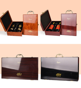 Elegante Scatola in <span class=keywords><strong>Legno</strong></span> per Vino con Incisione Personalizzata e Inserto in Tessuto di Seta, Logo Personalizzato, Scatola in <span class=keywords><strong>Legno</strong></span> per Vino e Birra - Product Image 4