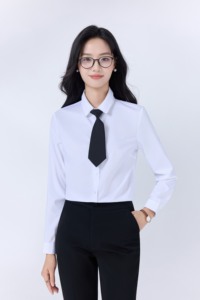 秋冬ホテルマネージャーシャツ長袖フロントデスク受付係作業服プロフェッショナルユニフォーム寒い季節用 - Product Image 6