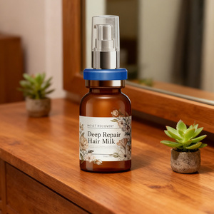 100ml dưỡng ẩm sâu sửa chữa tóc sữa nhiệt bảo vệ thiệt hại kiểm soát chất tóc sữa cho tóc lượn sóng - Product Image 5