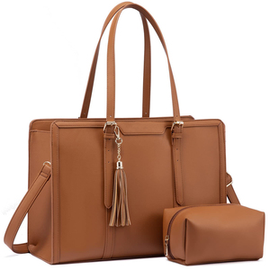 Vente en gros Sacs d'école à la mode Sacs à bandoulière pour le travail Voyage d'affaires 15.6 Sac fourre-tout pour ordinateur portable 17 cm Ensemble mallette 2 pièces pour <span class=keywords><strong>femmes</strong></span> - Product Image 6