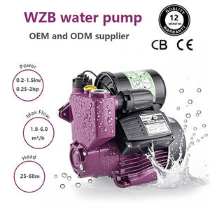 WZB Series End Suction <strong>Electric</strong> Single Stage Self Suck Clean Water Pressure Silent Booster <strong>Pump</strong> for Family Homes - Product Image 2