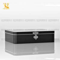 Tin smaker Custom Printed Rechteckige Zinn Klapp boxen Recycelbare leere Metall dose Aufbewahrung behälter Schloss für Craft Sticker