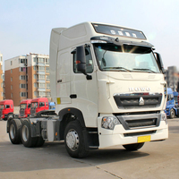 Тягач HOWO T7H 6X4, 440 л.с., 12-ступенчатая коробка передач, большой спальный отсек для перевозки контейнерных и грузовых грузов по шоссе