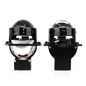 Valesun Lente de proyector biled de <span class=keywords><strong>3</strong></span> pulgadas con alto bajo blanco de 160 W/par Lente de proyector bi-xenón de actualización de coche destructiva - Product Image 1