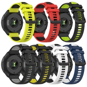 <span class=keywords><strong>Bracelet</strong></span> de poignet de remplacement officiel bicolore pour <span class=keywords><strong>Forerunner</strong></span> 965 Sport <span class=keywords><strong>Bracelet</strong></span> en silicone pour montre Garmin <span class=keywords><strong>Forerunner</strong></span> 965 955 - Product Image 6