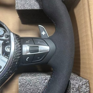 Volante <span class=keywords><strong>CS</strong></span> para <span class=keywords><strong>BMW</strong></span> M4 F22 428i F87 M2 525 F36 F26 X4 E82 F90 M5 F31 F32 F30 F20 F10 E90 E70, Volante de Alcántara - Product Image 3