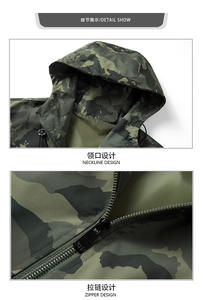 Chaqueta Blusón de Camuflaje Vintage para Hombre, Nueva Temporada de Invierno, 100% Poliéster, Moderna, Elegante, Versátil, Lista para Actividades al Aire Libre, Informal - Product Image 2