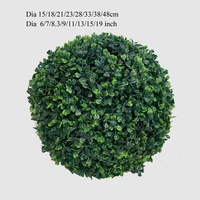 Plante artificielle ronde en bobo, vente en gros, plante artificielle, petite et grande, nourriture verte, pour décoration d'intérieur et d'extérieur, vente en gros