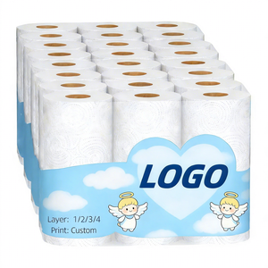 Papel Higiénico de Pulpa de Bambú Ecológico, Resistente, de 3 Capas, Suave, de Alta Calidad, Marca <span class=keywords><strong>OULU</strong></span>, Servicio OEM Personalizado, Rollo Estándar, Venta al Por Mayor - Product Image 1