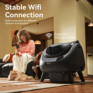 Bac à litière pour chat automatique autonettoyant Open-X, WiFi 5G/2.4G, surveillance de la santé par IA, contrôle par application, triple contrôle des odeurs, capacité de 65L - Product Image 6