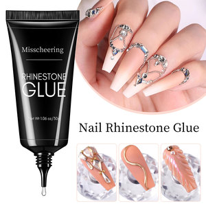Colle à strass pour ongles en tube transparent de 30g, marque privée, adhésif puissant et durable pour pierres précieuses, pour la décoration des ongles et la manucure - Product Image 1