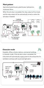 AE7700 modeli dijital duvar montaj <span class=keywords><strong>CO2</strong></span> denetleyici <span class=keywords><strong>CO2</strong></span> monitör metre sera için, ev, ofis, mantar - Product Image 5