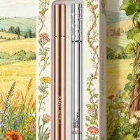 Boîte d'emballage de crayons à sourcils personnalisable avec gaufrage de revêtement UV de film brillant/mat-pour cosmétiques