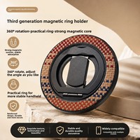 Support magnétique anti-tremblement pour téléphone, rotatif à 360 degrés, pliable, en fibre, pour smartphone, tablette, bureau, lit, voiture, portable
