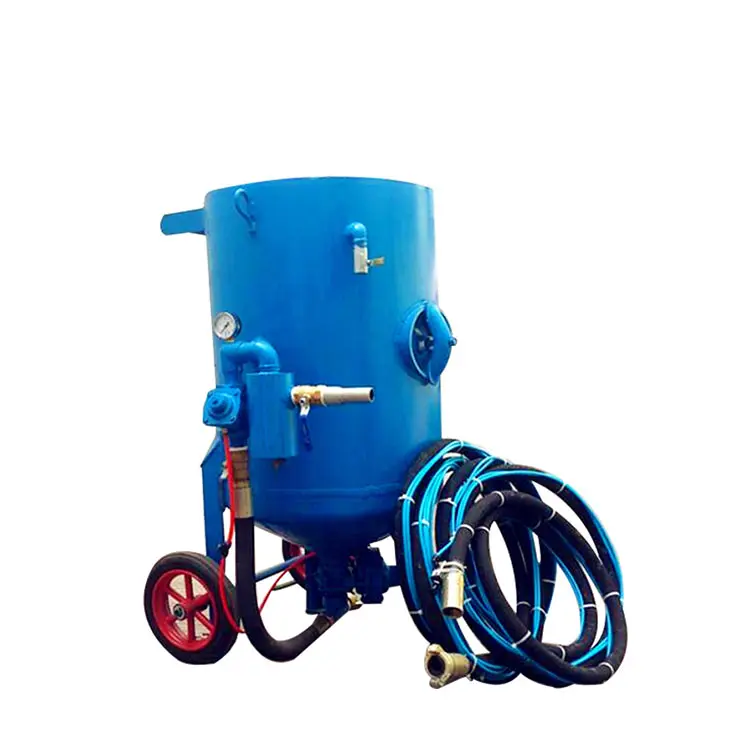 Tragbare Sandstrahlmaschine 10 Gallonen Heimgebrauch Sandstrahlkabine Luftmedien Abrasivschlauchbehälter Fabrik direkte Lieferung