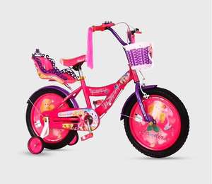 새로운 핫 핑크 공주 자전거/어린이 자전거 중국 12 ''14'' 16 ''18'' 탄소 스틸 프레임 어린이 자전거 4 6 8 10 세 - Product Image 2