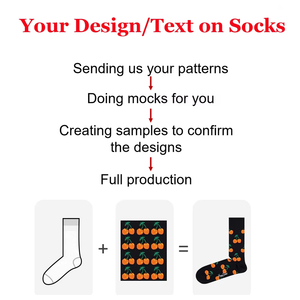 <span class=keywords><strong>Chaussettes</strong></span> unisexes amusantes et tendance en coton peigné imprimées de dessins animés de chiens de chasse (Dachshund, Poodle, Husky) - Product Image 2