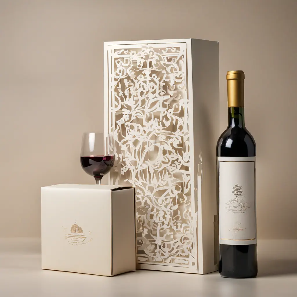 Caja de regalo de botella de vino más popular personalizada de fabricación, cajas de papel de paquete de vino y vidrio bajo MOQ rentable/