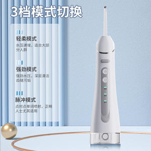 Hydropulseur Électrique Portable avec Réservoir de 250 ml, Étanche IPX7, Recharge Type C, 3 Niveaux de Pression - Product Image 3