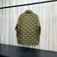 Veste Homme Sportive Légère et Respirante, Coupe Slim, Entièrement Personnalisable, Nouvelle Collection Automne/Hiver, Manteau d'extérieur en Duvet avec Design Patchwork
