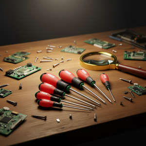 Jeu de tournevis 6 pièces à pointe magnétique de précision pour la réparation électronique - Product Image 3