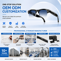 Lunettes intelligentes SENBONO M96 avec traduction IA, enregistrement vidéo 8MP, appels sans fil, lecture de musique, lunettes intelligentes IA avec caméra