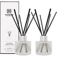 Décor à la maison salle de bain 16 bâtonnets diffuseurs bambou et thé blanc parfumé parfum de maison 2 paquets ensemble diffuseur à roseaux