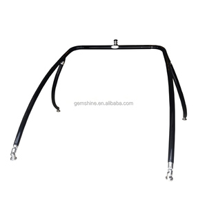 Tente de <span class=keywords><strong>ponton</strong></span> luxueuse et imperméable à 4 arceaux avec cadre en aluminium mat, protection UV et sac de rangement intégré - Product Image 5