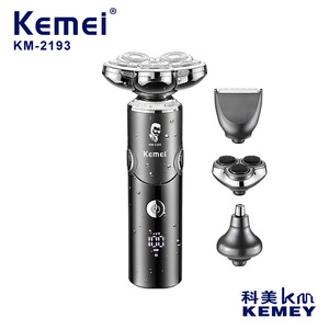 เครื่องโกนหนวดไฟฟ้า Kemei รุ่น KM-2193 4 in 1 ชาร์จซ้ำได้ กันน้ำ ตัวเครื่องโลหะ หน้าจอดิจิตอล สำหรับผู้ชาย - Product Image 5