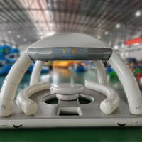 Jouets gonflables personnalisés d'eau d'oasis d'île flottante pour des équipements de divertissement flottants de yacht