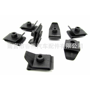 น็อตยูไนลอน Shuangxuan สำหรับฝาครอบล้อกันโคลน Toyota 53879 14010 14020 22030 คลิปยึดพลาสติกสำหรับรถยนต์ - Product Image 4