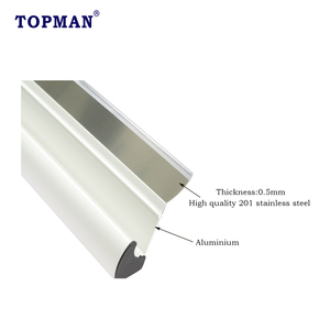 Espátula de Acero Inoxidable de 600 mm <span class=keywords><strong>para</strong></span> <span class=keywords><strong>Alisar</strong></span> Paneles de Yeso, Tipo Curvo/Plano, Herramienta Manual Anodizada <span class=keywords><strong>para</strong></span> Acabado de Concreto y Paneles de Pared - Product Image 3
