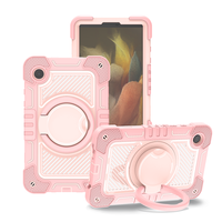Étui de protection antichoc pour Samsung Tab A9 avec support rotatif à 360°, coque robuste pour enfants, idéal pour les voyages