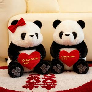 Regalo di Nozze Creativo: Peluche Gigante di <span class=keywords><strong>Panda</strong></span> con Imbottitura in Cotone PP, <span class=keywords><strong>Altezza</strong></span> 11-30cm, Coppia Commemorativa - Product Image 2